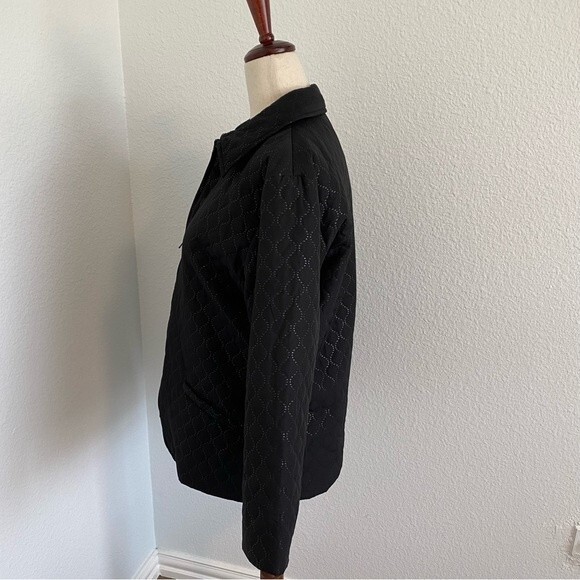 FRENCH DRESSING FDJ Bronze Metallic Brown Jacket Full Zip Pockets SZ SP - Picture 6 of 12